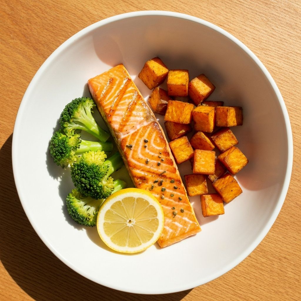 Grilled Salmon & Veggies